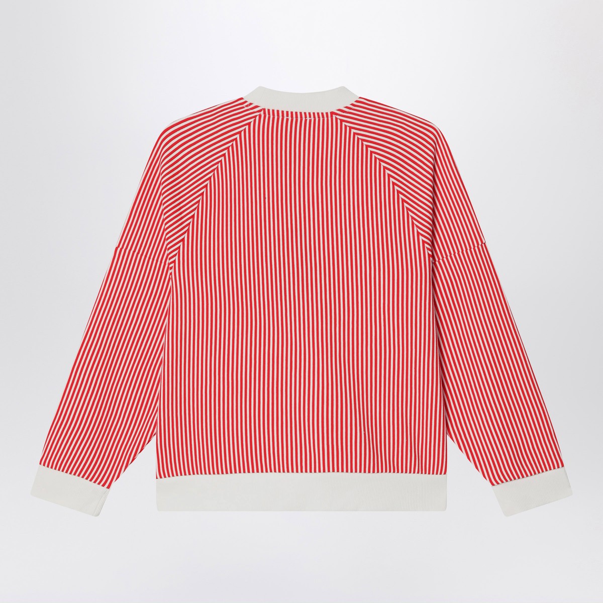 KENZO Red/white striped sweatshirt in cotton