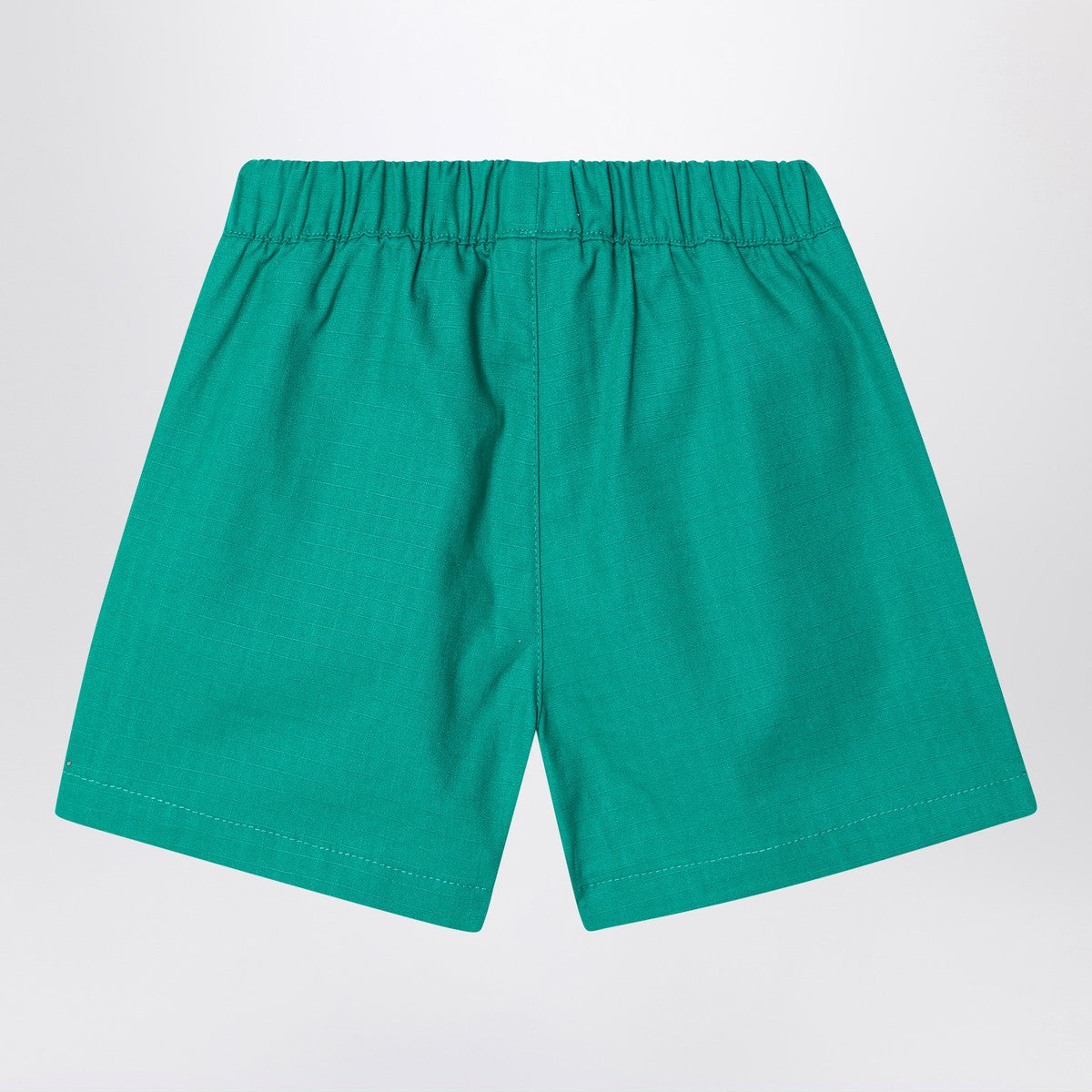 KENZO Green cotton shorts with logo