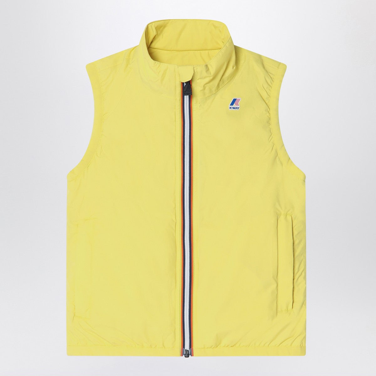 K-Way Yellow waterproof nylon vest