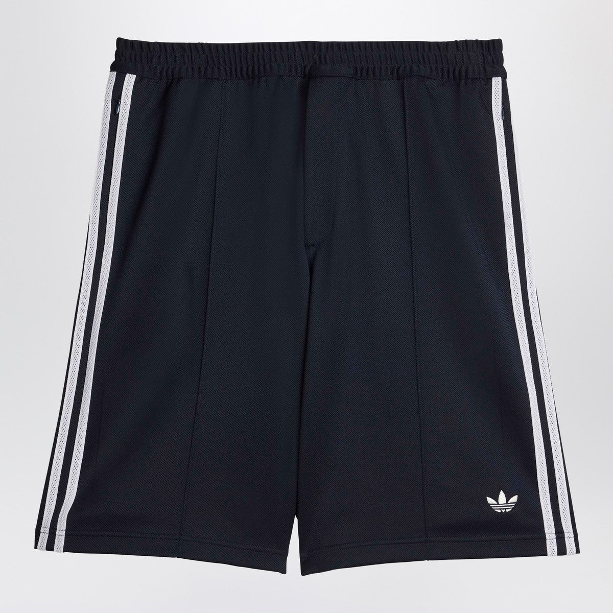 adidas by Wales Bonner Navy blue oversized stretch twill Bermuda shorts