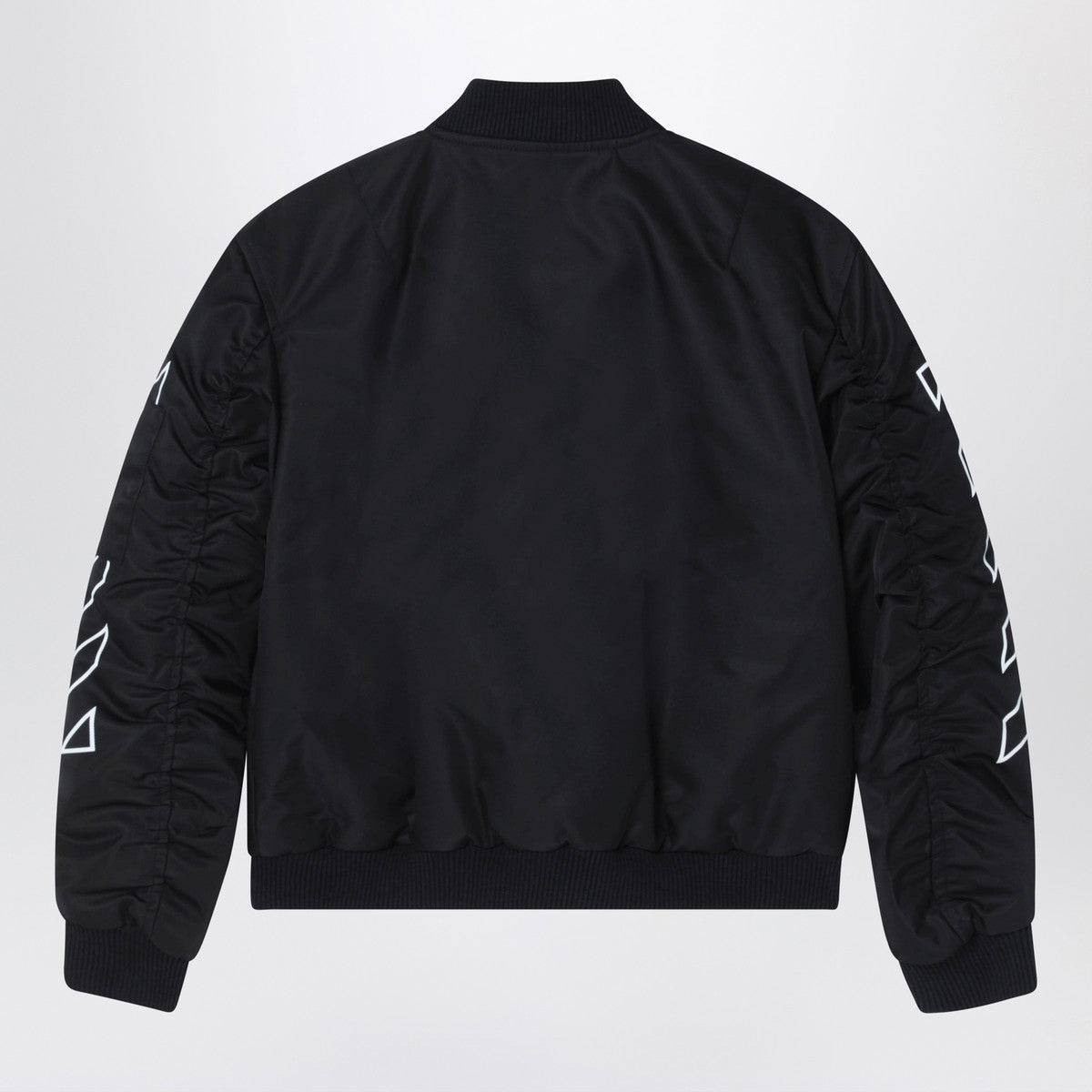 Off White Off-White™ Black Bookish Diagonal bomber jacket