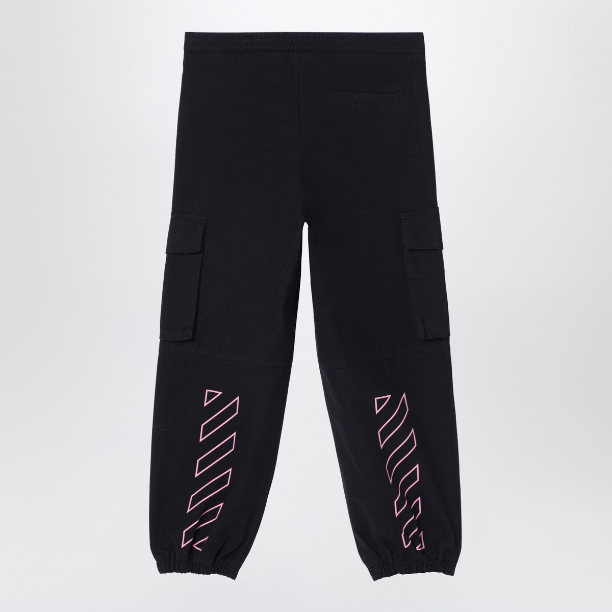 Off White Off-White™ Black jogging cargo trousers with logo