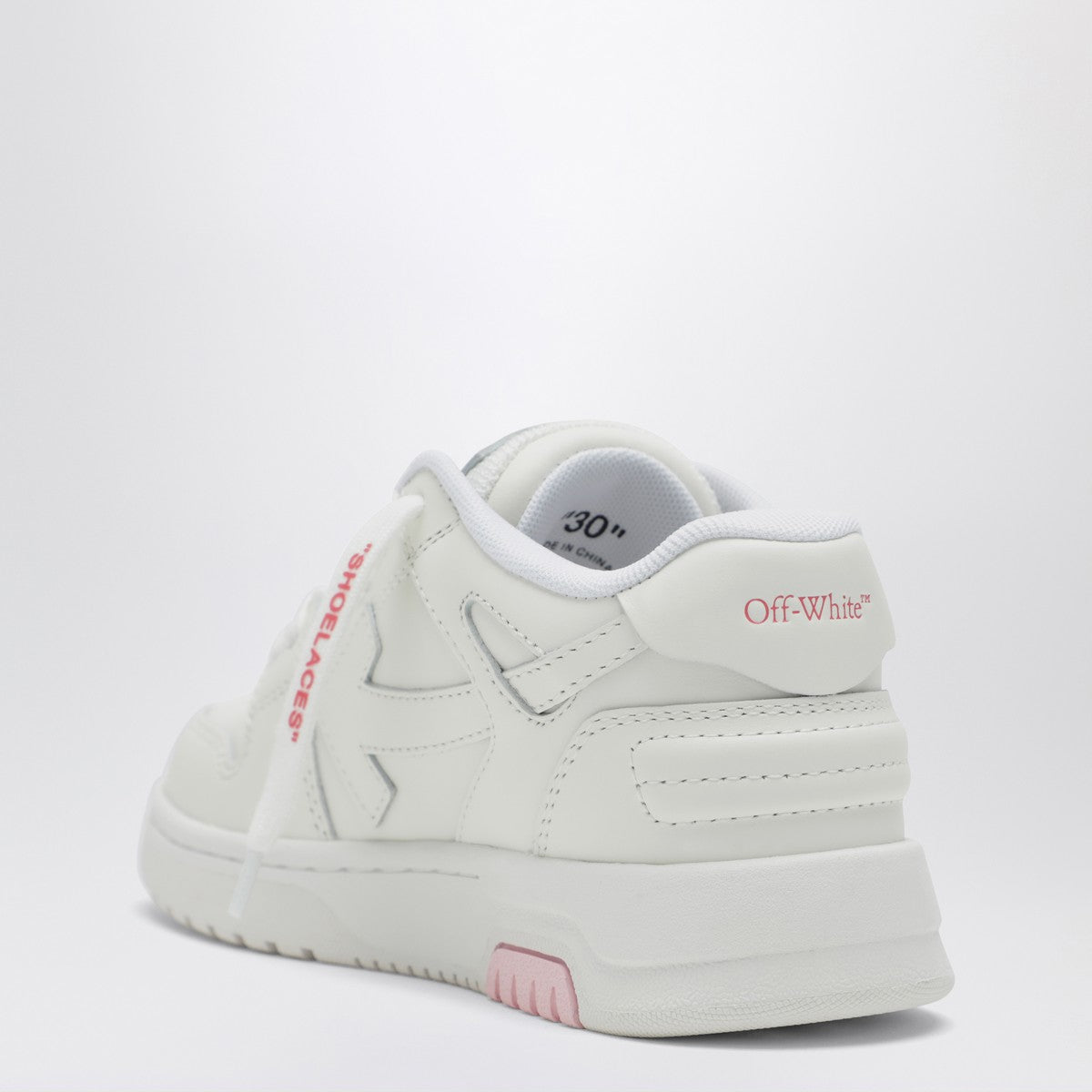 Off White Off-White™ White/pink Out Of Office sneakers with For Walking print