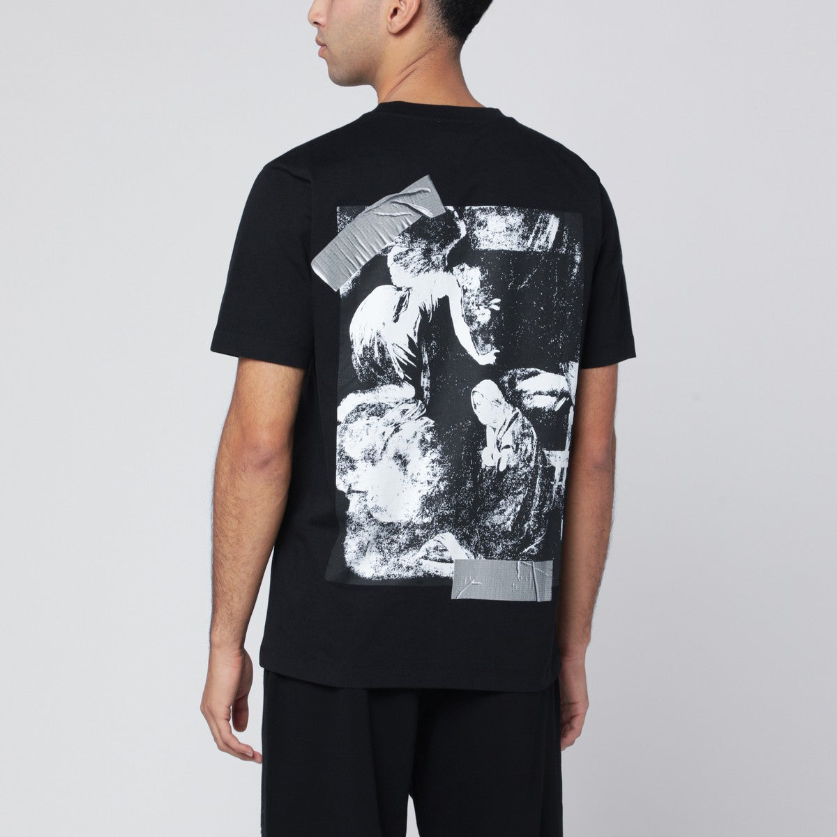 Off White Off-White™ Black Cupid Tape Slim T-shirt