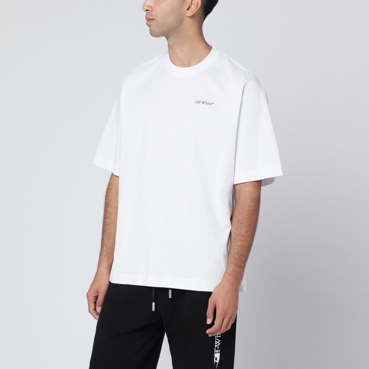 Off White Off-White™ White Half Arrow Skate Logo T-shirt