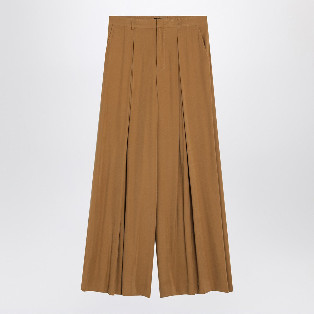 THE ANDAMANE Yellow ochre trouser skirt