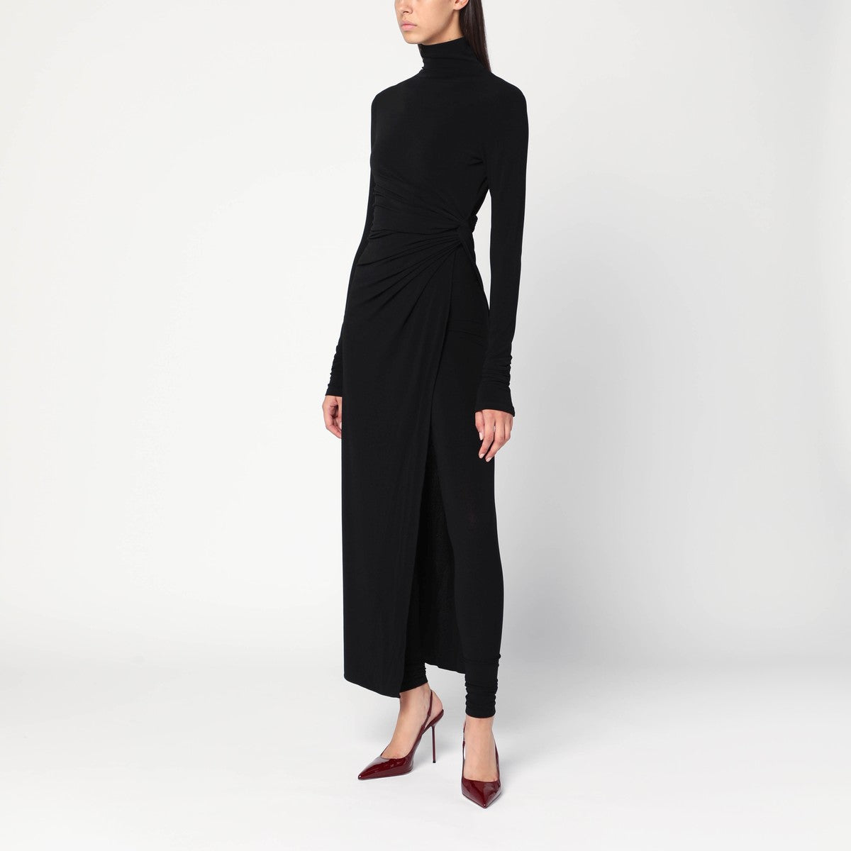 THE ANDAMANE Tessa jumpsuit in black jersey