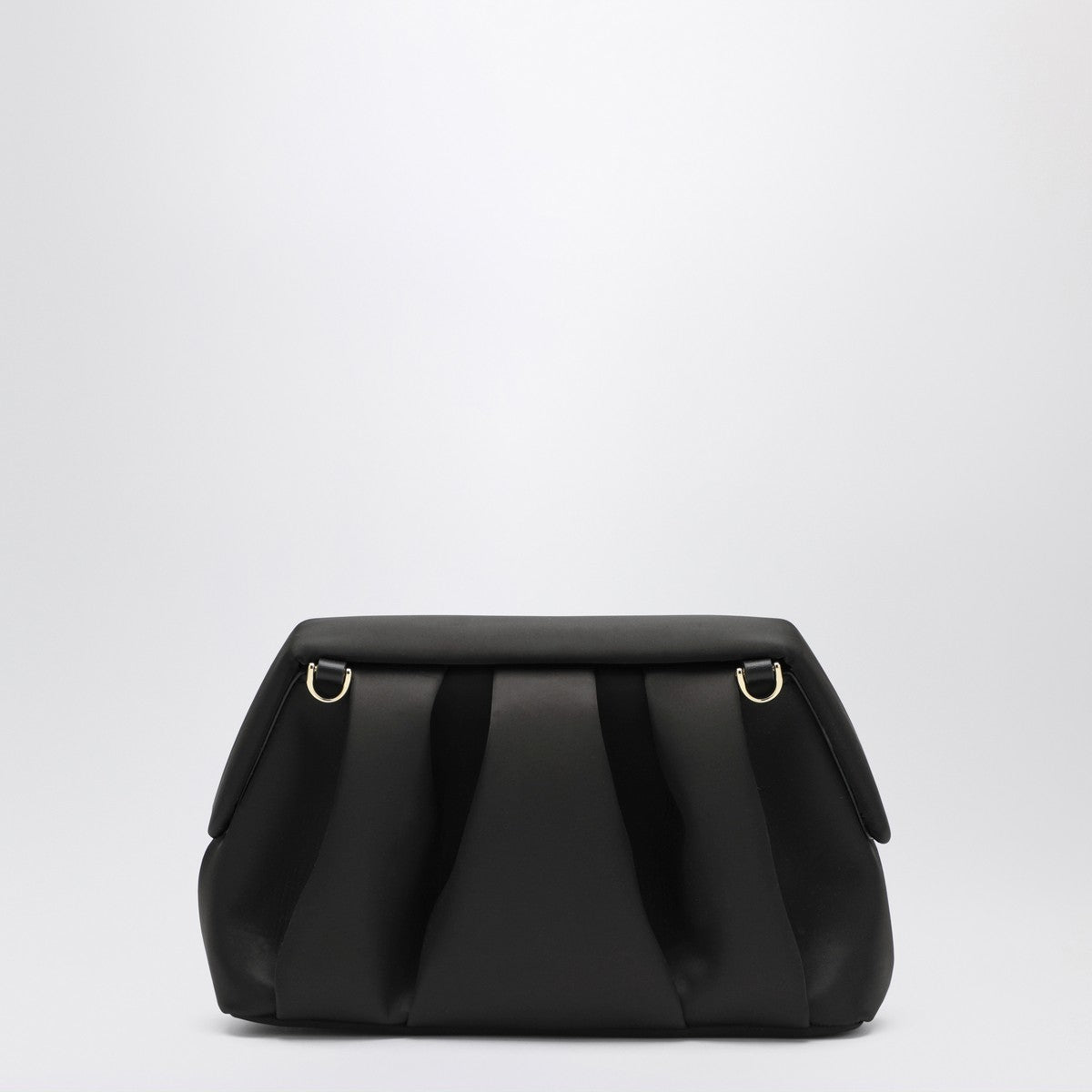 THEMOIRè Black Afrodite clutch in vegan leather