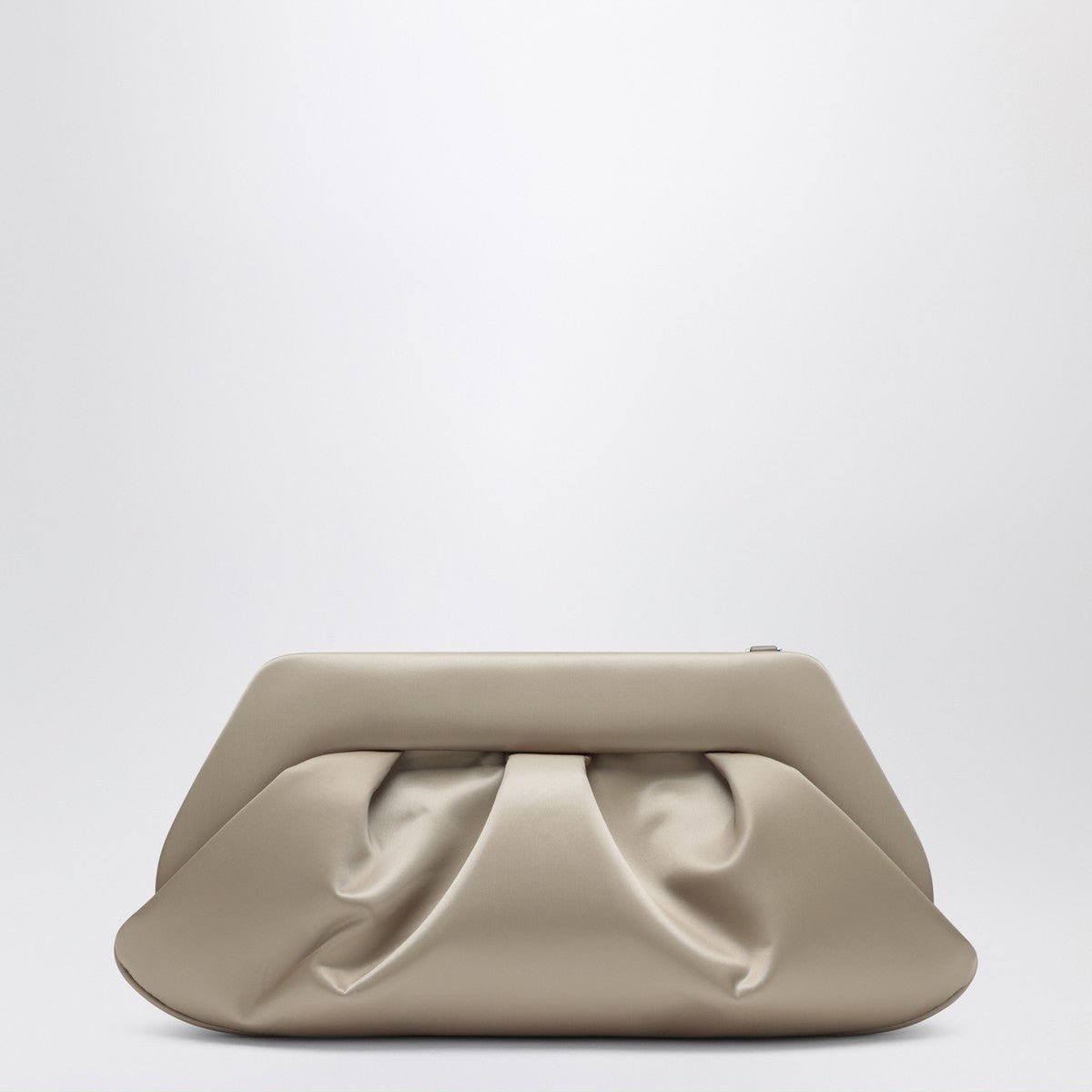THEMOIRè Ivory satin clutch Emera