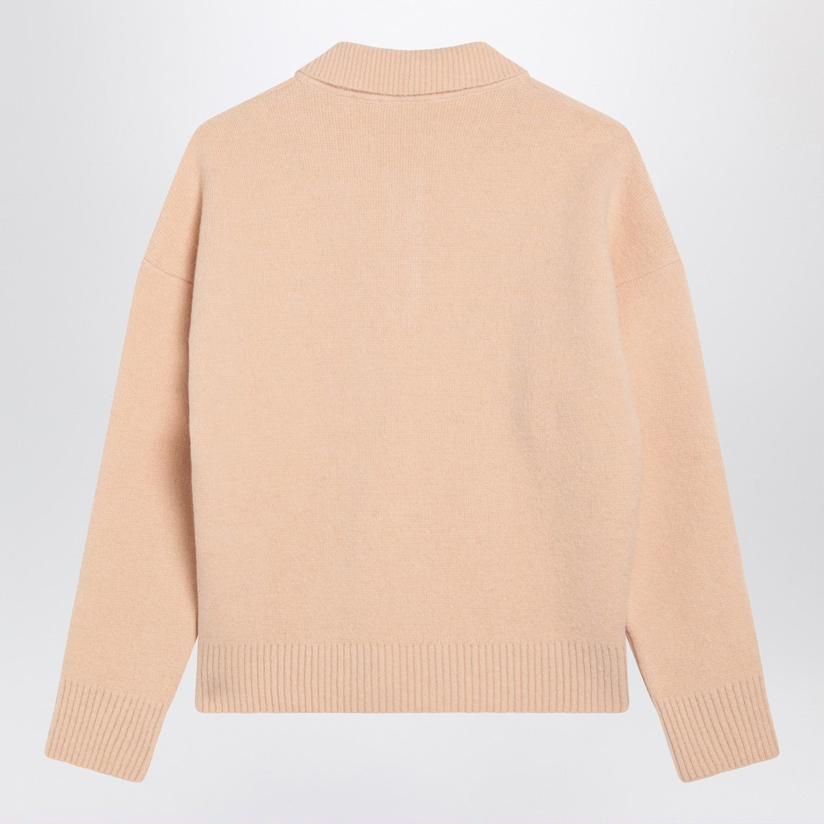 Ami Paris Powder pink Ami De Coeur polo sweater