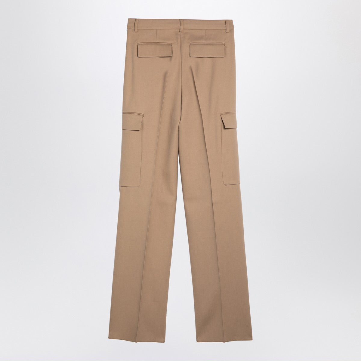 Sportmax Caramel-coloured cargo trousers