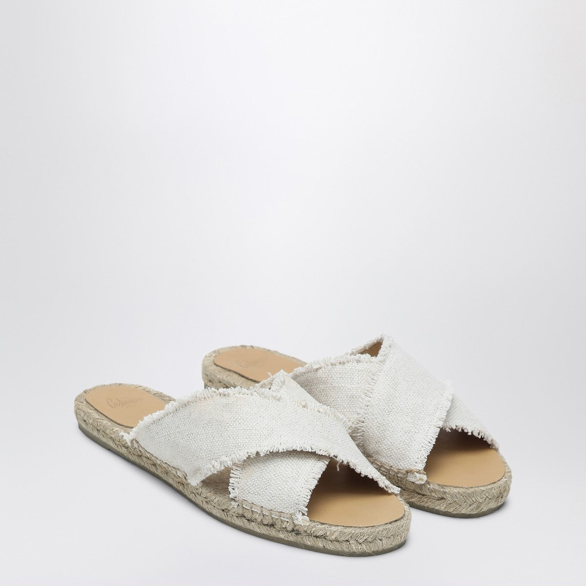 Castañer White Palmera slip-on
