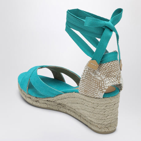 Castañer Bailey aquamarine espadrilles