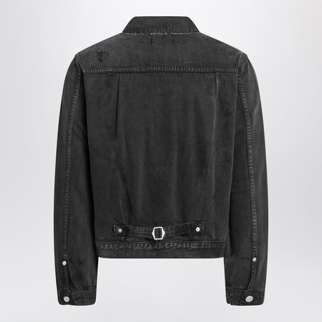 Enfants Riches Déprimés Type VII Pin Assemblage jacket in grey denim