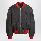 Enfants Riches Déprimés Erotica grey/red nylon bomber