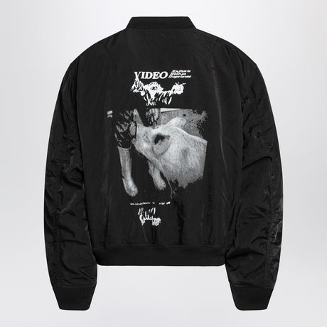 Enfants Riches Déprimés Enfants Video bomber jacket with zip in black