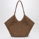 AESTHER EKME Phantom tote in suede beige