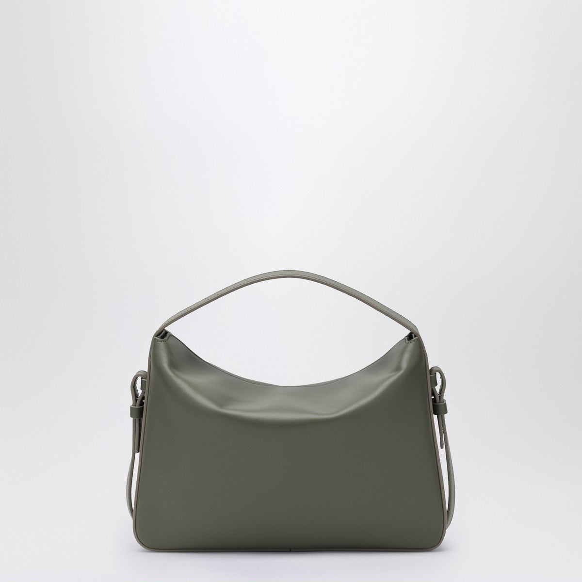 AESTHER EKME Soft Baguette bag in sage in leather