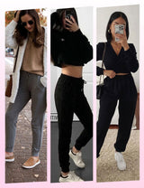 Sweatpants - 3 Pieces Of Cropped New Style Black, Blue, Dark Gray