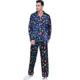 Ice Silk Men's Pajama Set