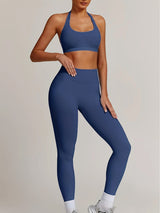 Women's Yoga Workout Set  Supportive Sports Bra  High-Waist Leggings
