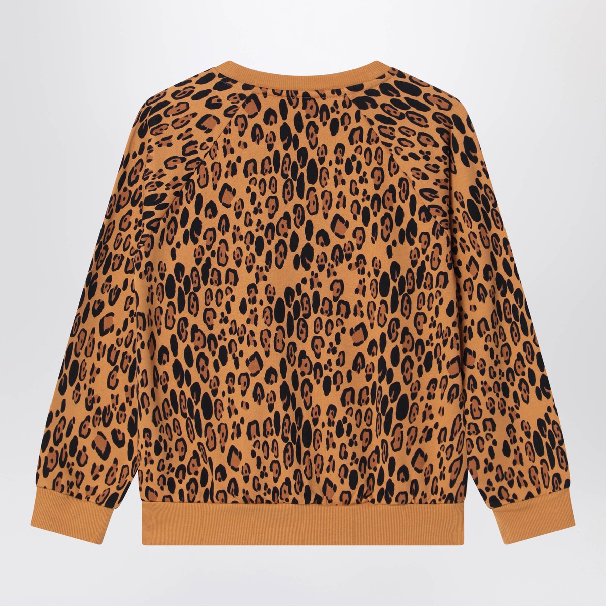 Mini Rodini Organic cotton leopard print crewneck sweatshirt