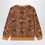 Mini Rodini Organic cotton leopard print crewneck sweatshirt