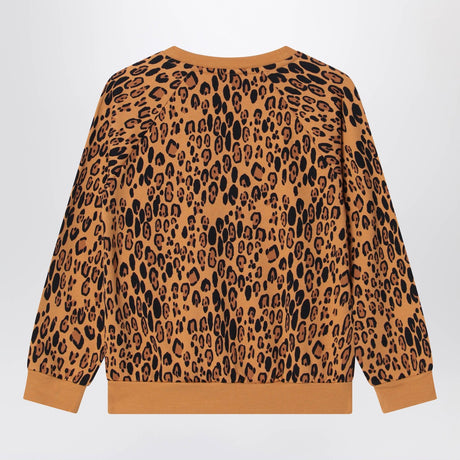 Mini Rodini Organic cotton leopard print crewneck sweatshirt