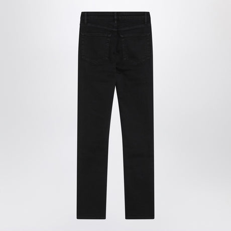 Frame Black straight-leg jeans The Pencil