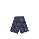 Fendi Blue Fleece Wool Scarf