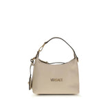 Versace Cream Calf Leather Bos Taurus Handbag