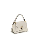 Coccinelle Cream Calf Leather Bos Taurus Shoulder Bag