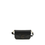 Coccinelle Black Calf Leather Bos Taurus Shoulder Bag