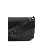 Coccinelle Black Calf Leather Bos Taurus Shoulder Bag