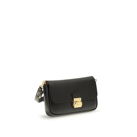 Coccinelle Black Calf Leather Bos Taurus Clutch Bag