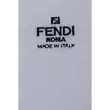 Fendi White Cotton T-Shirt