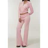 Juicy Couture Pink Polyester Casual Pants