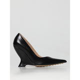 Bottega Veneta Black Leather High Heel Pumps