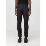Emporio Armani Black Cotton Casual Pants