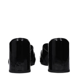 Versace Black Leather Platform Sandals