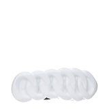 Versace Gray Leather Athletic Sneakers