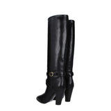 Celine Black Leather High Heel Boots