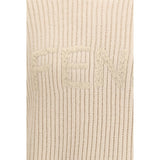 Fendi Beige Fleece Wool Sweatshirt