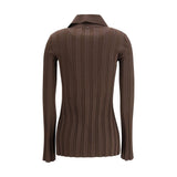Max Mara Brown Viscose Cardigan