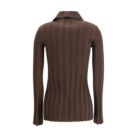 Max Mara Brown Viscose Cardigan