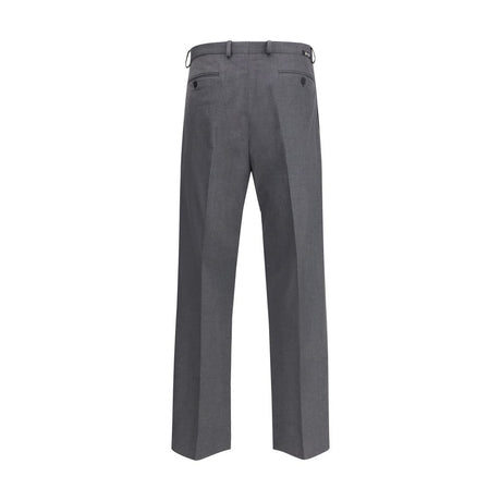 Prada Gray Fleece Wool Dress Pants