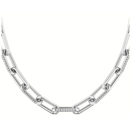 Hugo Boss Silver Stainless Steel Necklace