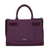 Versace Purple Leather Handbag