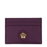 Versace Purple Leather Cardholder