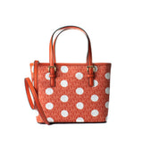 Michael Kors Orange Canvas Tote Bag